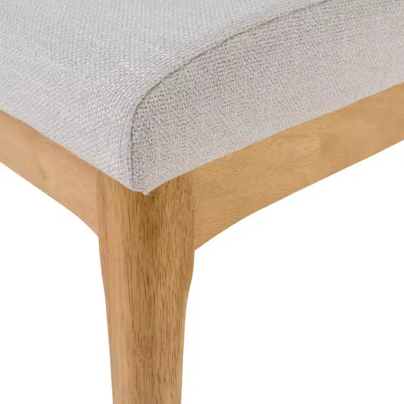 GDFStudio Brittany 5 Piece Mid-Century Modern Fabric Upholstered Dining Set