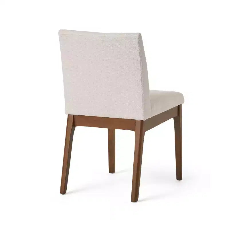 GDFStudio Brittany 5 Piece Mid-Century Modern Fabric Upholstered Dining Set