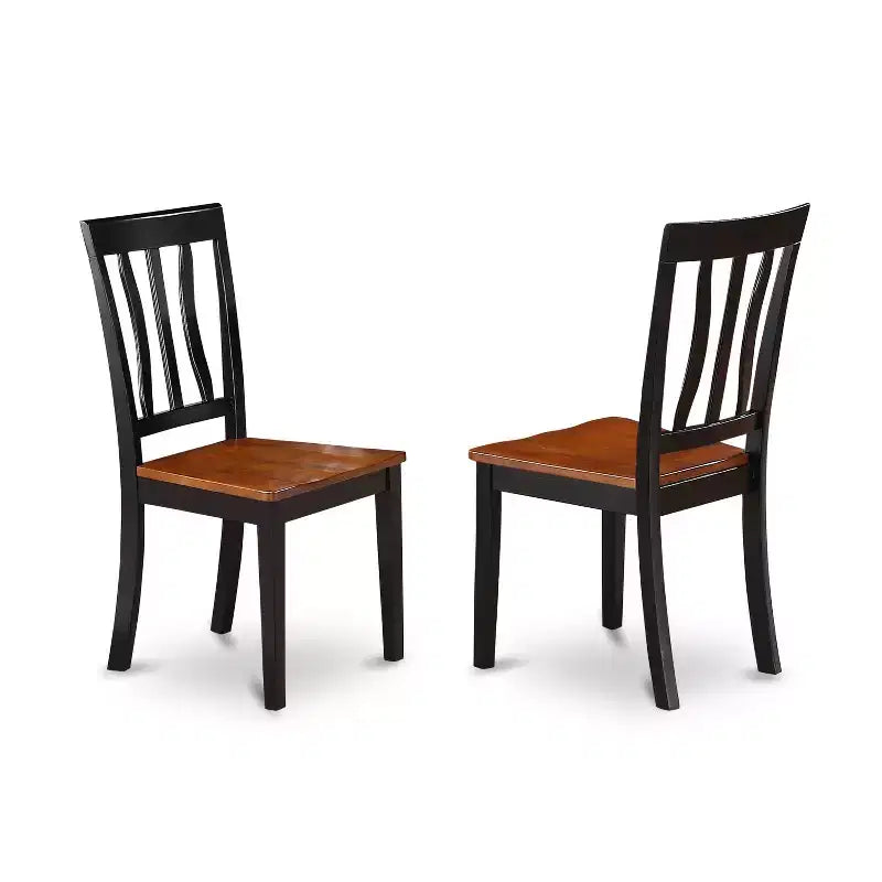 HomeStock Belmont 7 Piece, Pedestal Table Base, Oval Dining set, with Armless Chair, Black