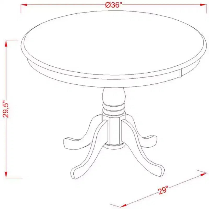 Kitchen Dining Set-Kitchen Table And 4 Chairs For Dining Room