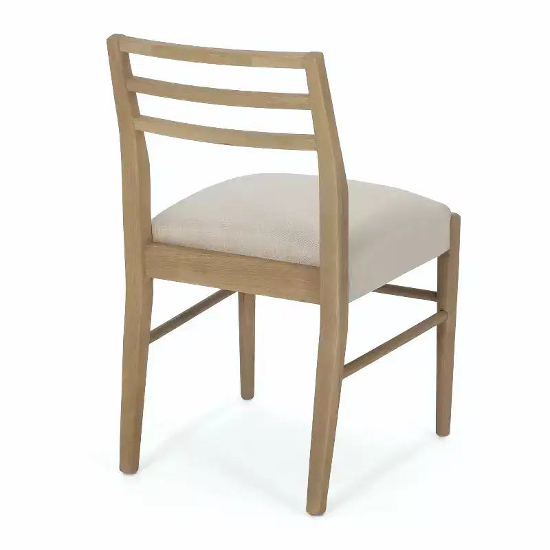 GDFStudio Alachua Farmhouse Fabric Upholstered Wood Expandable 5 Piece Dining Set