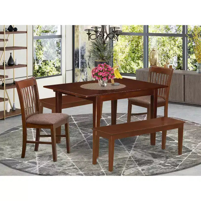 Small Dining Set - Kitchen Table with Chairs & Bench - Island Interiors Furniture