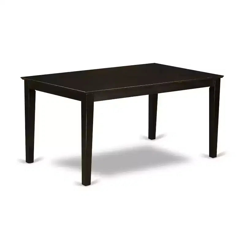 HomeStock 5-Pc Cappuccino Solid Wood Top - Dining Room Set - Seats 4