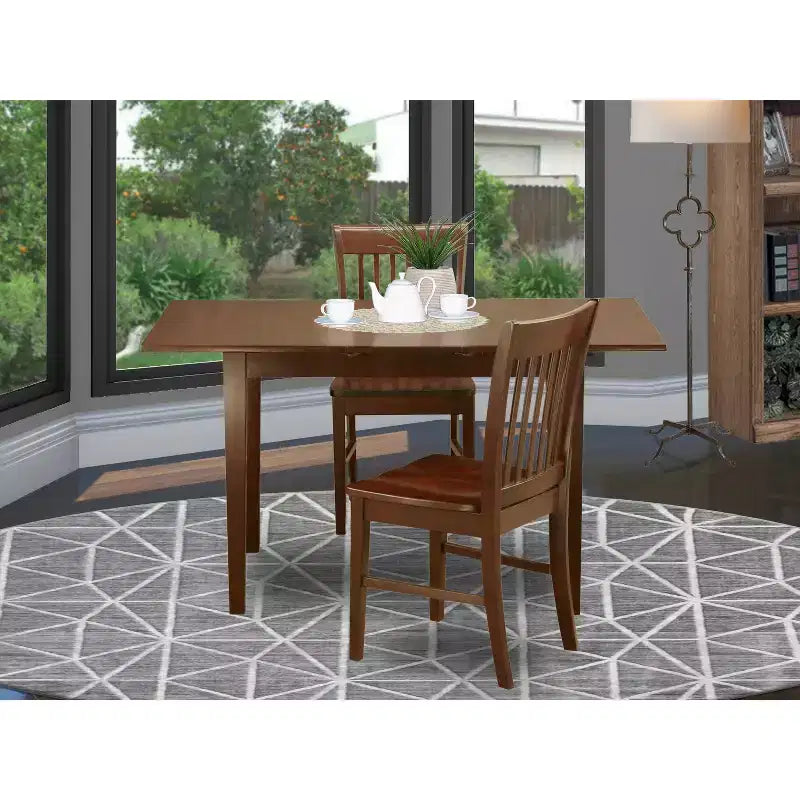 Dinette Set - Coastal Craftsman Table & Chairs - Small Dining Room Set