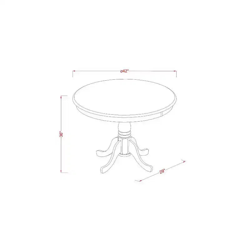 Asian Allure Dining Table Set - Kitchen Table & Bar Stool Set