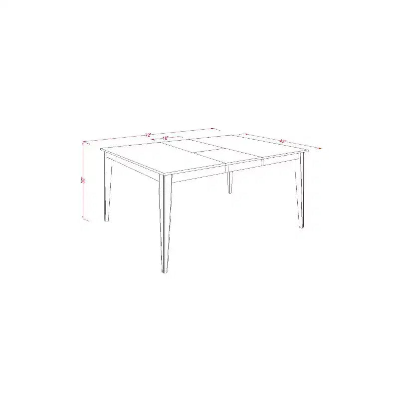 Dining Room Set with Table and Chairs - Classic Comfort Kitchen Set