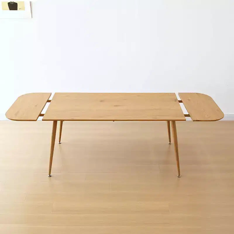 9-Piece Expandable Dining Table Set, 94.5 Wood-Look Extendable Table and 8 Comfy Curved-Back Chairs for Kitchen or Dining Room-Panipeachy