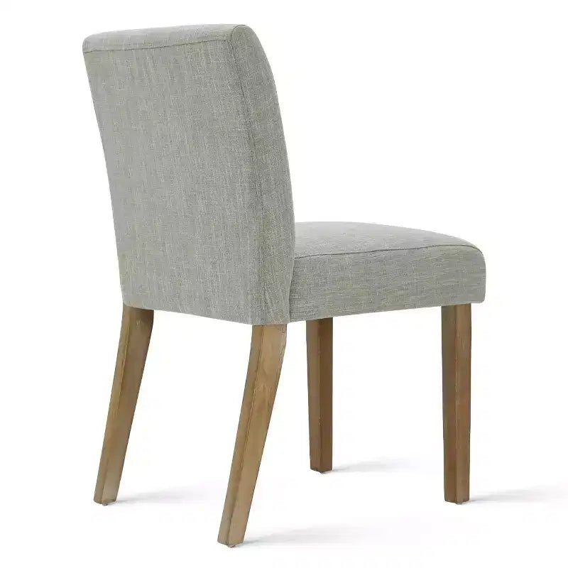 5-Piece Round Dining Table Set & 4 Upholstered Chairs, Modern Wood Pedestal Table Set for Kitchen, Breakfast Nook or Dining Room-Panipeachy
