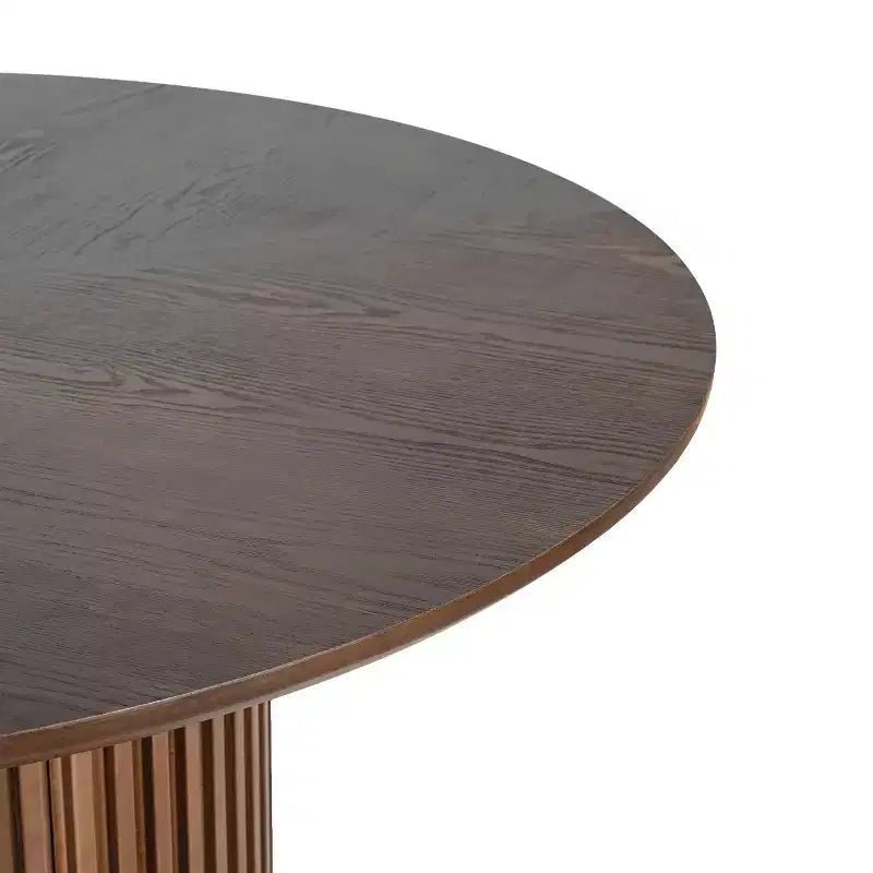 Christopher Knight Home Seema Modern 5 Piece Round Dining Table Set with Rubberwood Upholstered Chairs