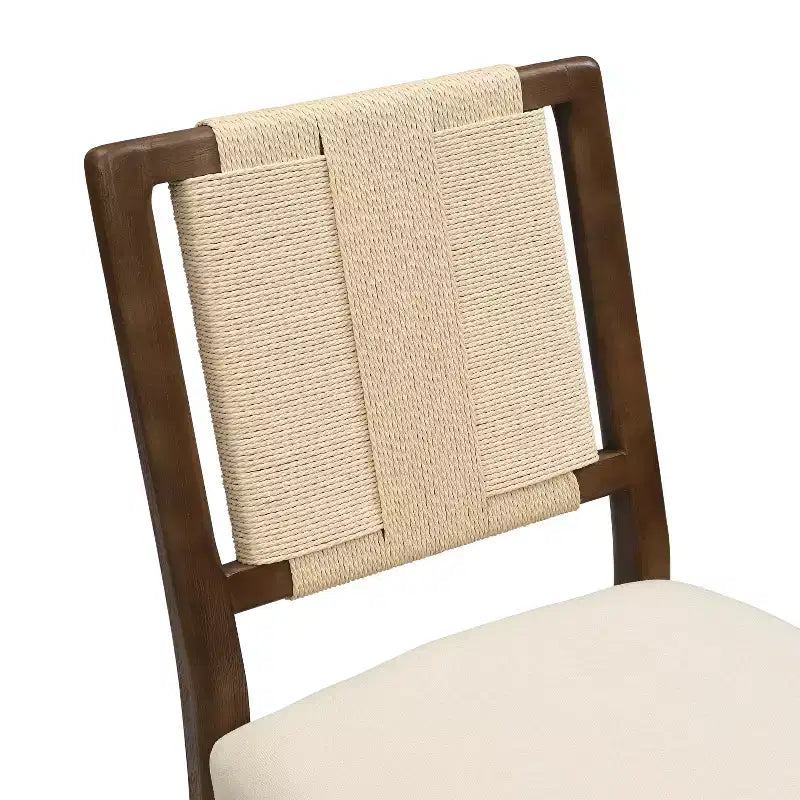 Christopher Knight Home Seema Modern 5 Piece Round Dining Table Set with Rubberwood Upholstered Chairs