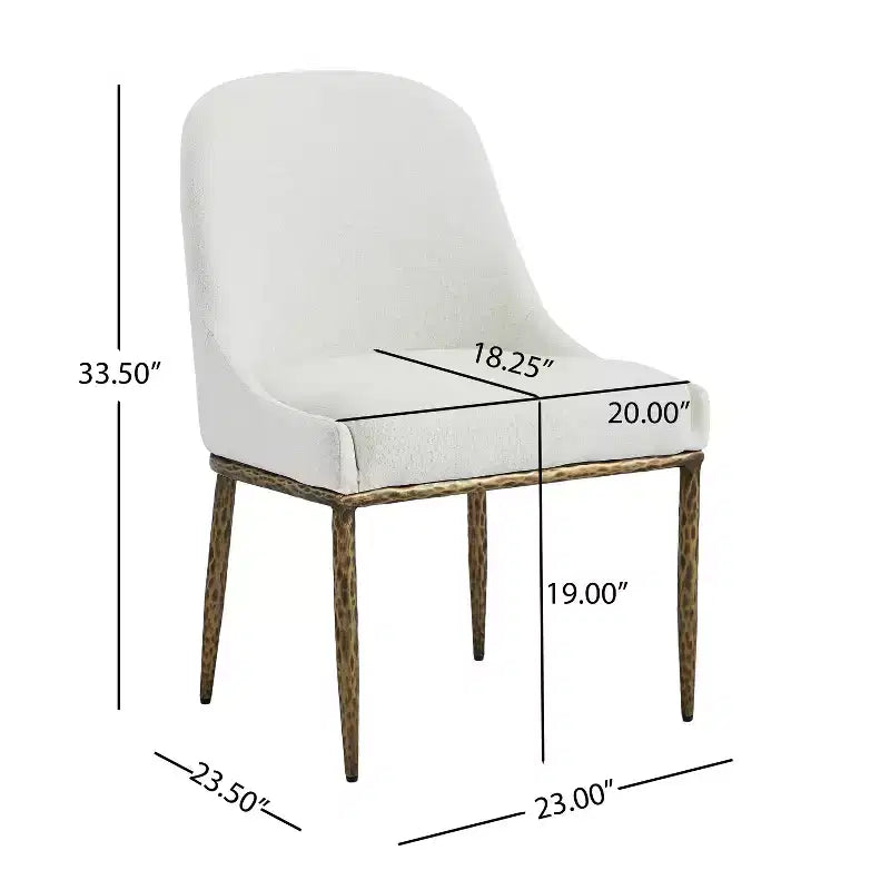 Christopher Knight Home Linnea Industrial 5 Piece Upholstered Dining Chairs with Round Pedestal Dining Table