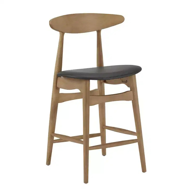 Cortland Mid-Century Natural Oak 63 Wide Counter Height Dining Set - iNSPIRE Q