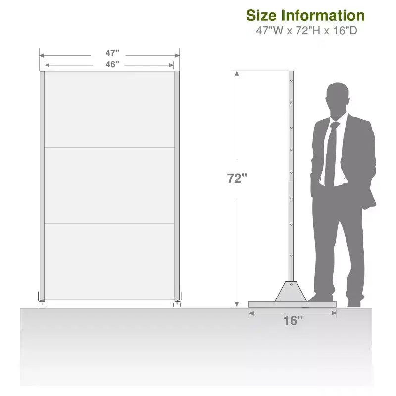 3-Panel Room Divider Screen with Geometric Pattern ¨C Black Galvanized Steel