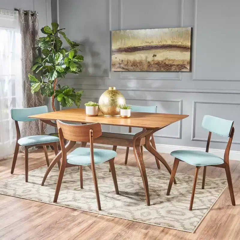 5pc Nissie Mid-Century Dining Set - Christopher Knight Home