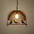 Industrial Metal Birdcage Island Pendant Light for Kitchen