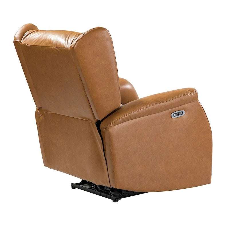 Eduardo Genuine Leather Power Recliner with USB Port Set of 2