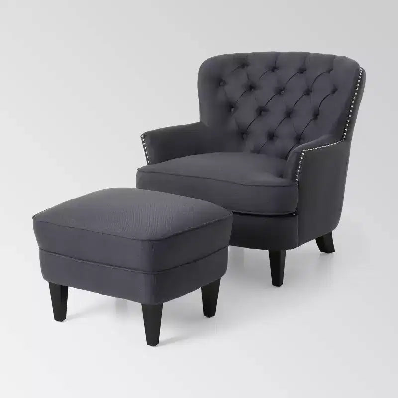 Ensemble Chaise et Ottomane Contemporaines Correia - Christopher Knight Home