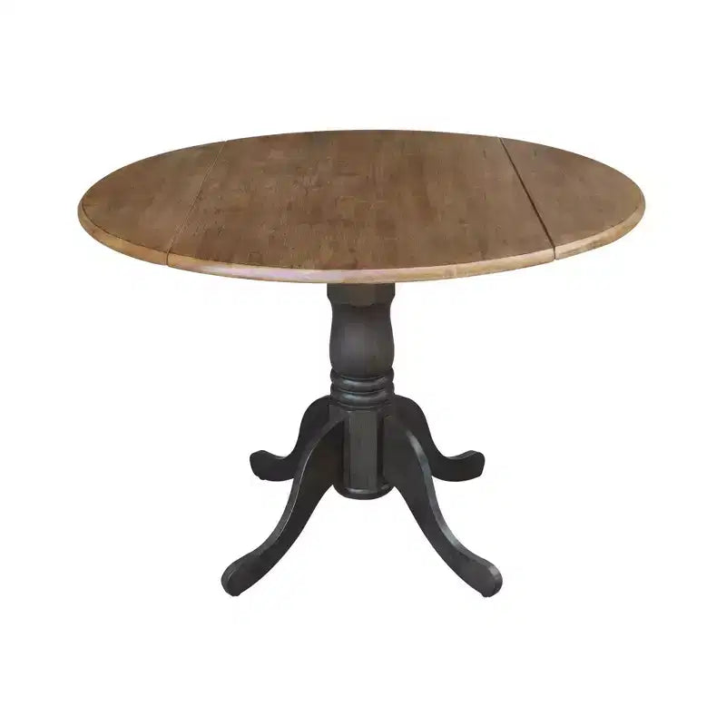 42 Albion Drop Leaf Dining Table with 4 Madrid Ladderback Chairs - International Concepts