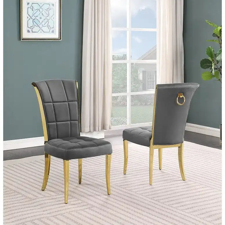 Best Quality Furniture D325-SC324-7 5 Piece Round Dining Set