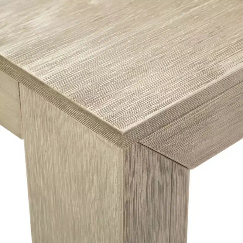 Plank+Beam Solid Wood Modern Dining Table Set with 2 Benches for 6
