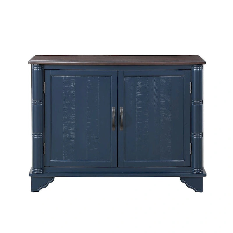 Console-buffet de 40 pouces à 2 portes avec étagère réglable