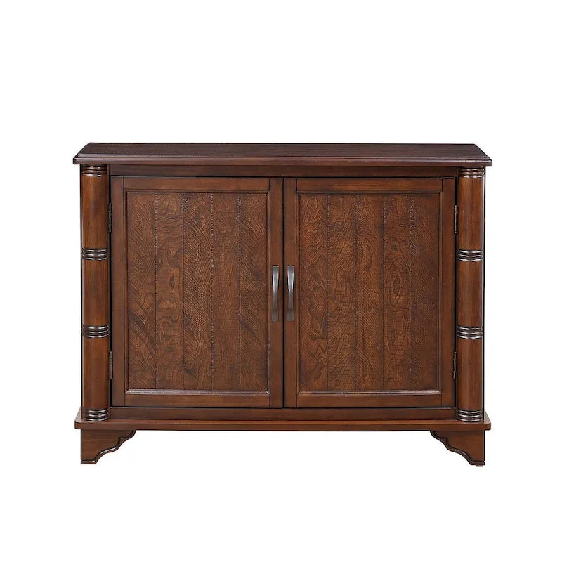 Console-buffet de 40 pouces à 2 portes avec étagère réglable