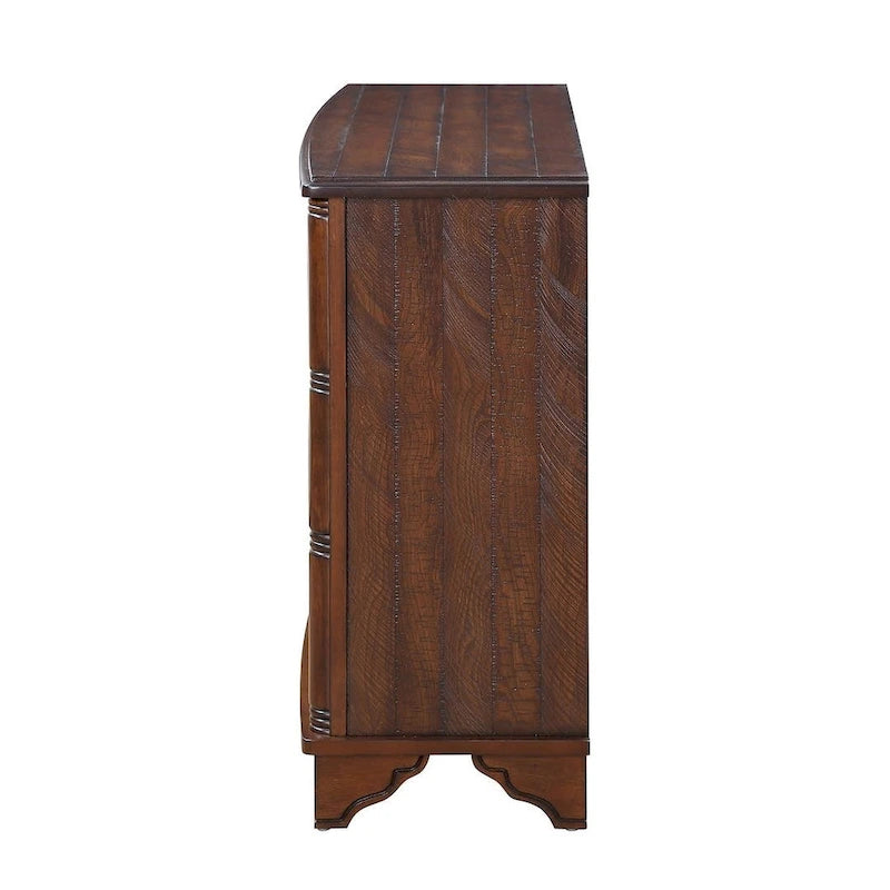 Console-buffet de 40 pouces à 2 portes avec étagère réglable