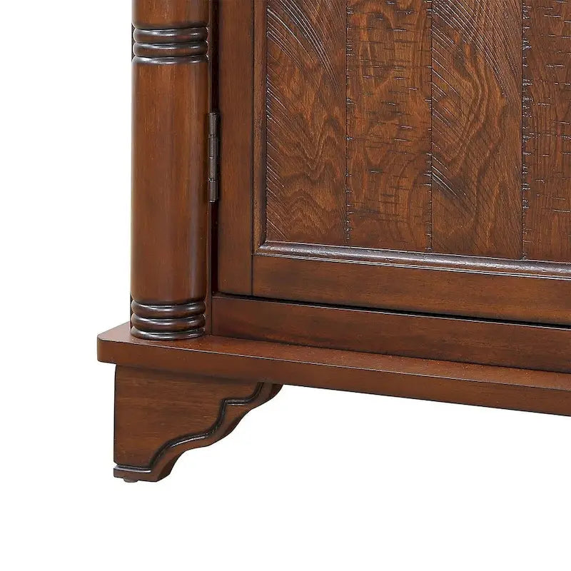Console-buffet de 40 pouces à 2 portes avec étagère réglable