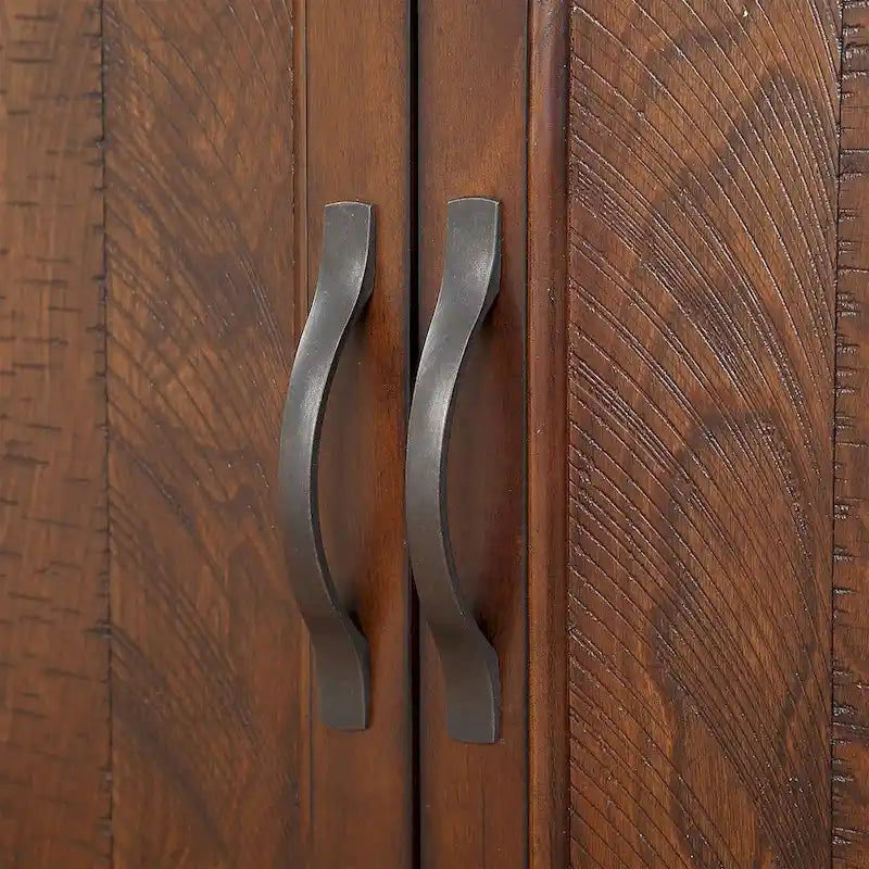 Console-buffet de 40 pouces à 2 portes avec étagère réglable