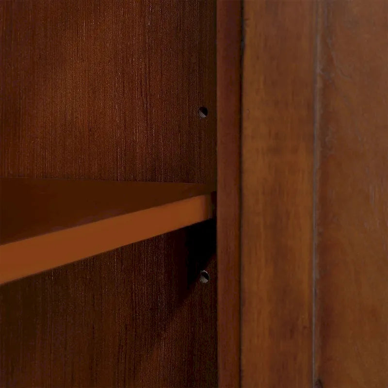 Console-buffet de 40 pouces à 2 portes avec étagère réglable
