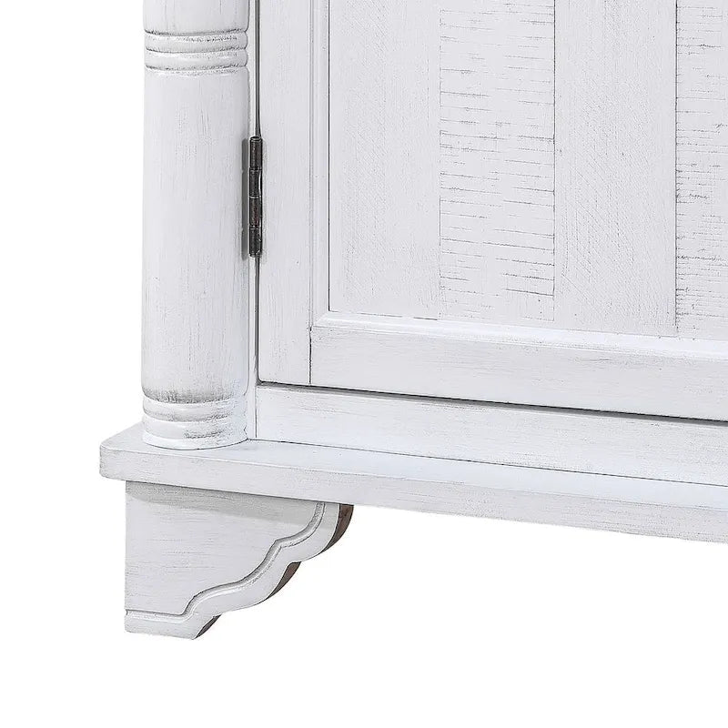 Console-buffet de 40 pouces à 2 portes avec étagère réglable