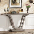 Table console de ferme 55 po avec pieds en U