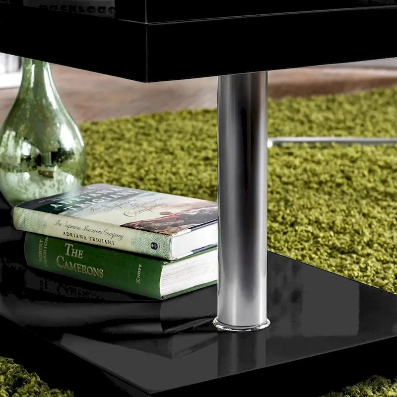 Bureau d'ordinateur convertible 59 po avec plateau en verre