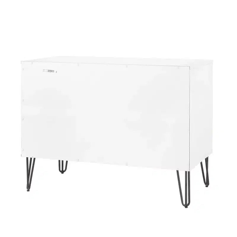 Manhattan Comfort Dumbo 2pc Modern 3 Drawer Dresser and 2 Drawer Nightstand Set