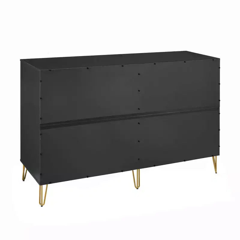 Manhattan Comfort Dumbo 2pc Modern 5 Drawer Dresser and 10 Drawer Double Dresser Set
