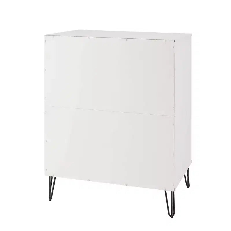 Manhattan Comfort Dumbo 2pc Modern 5 Drawer Dresser and 10 Drawer Double Dresser Set