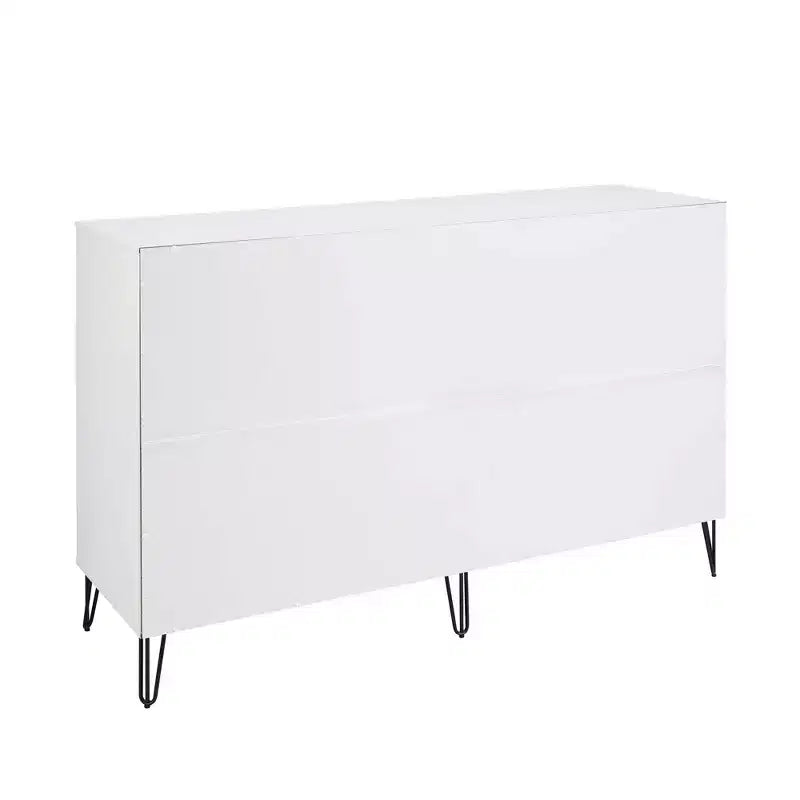 Manhattan Comfort Dumbo 2pc Modern 5 Drawer Dresser and 10 Drawer Double Dresser Set