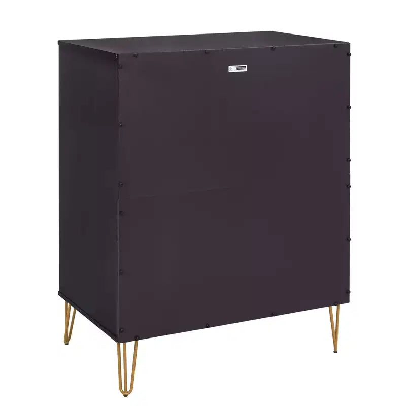 Manhattan Comfort Dumbo 2pc Modern 5 Drawer Dresser and 10 Drawer Double Dresser Set
