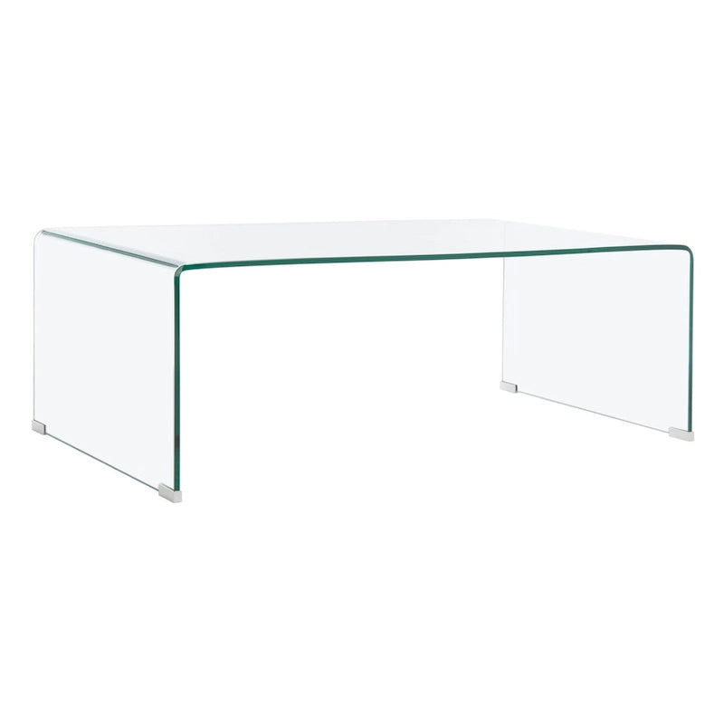 Table basse en verre trempé transparent