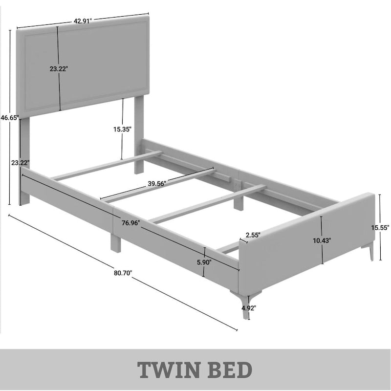 Lit Minimaliste Capitonnage Velours Détails Bandes Dorées
