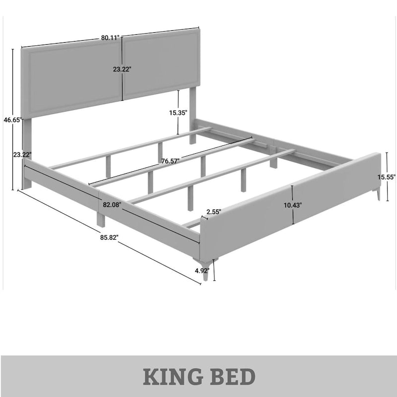 Lit Minimaliste Capitonnage Velours Détails Bandes Dorées