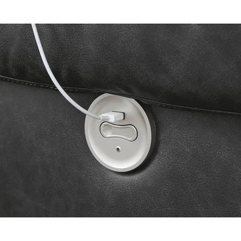 Canapé inclinable électrique avec port USB et coussins moelleux