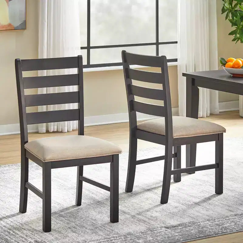 Lifestorey 5pc Peggy Farmhouse Rectangular Dining Set