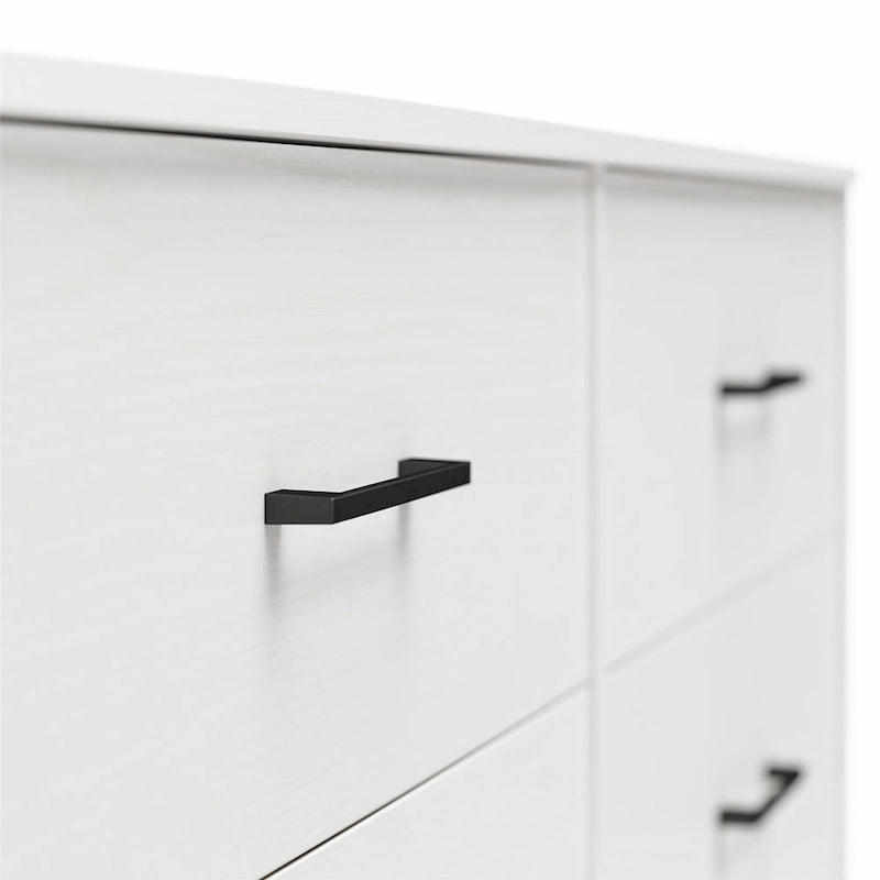 Commode large à 6 tiroirs au fini stratifié