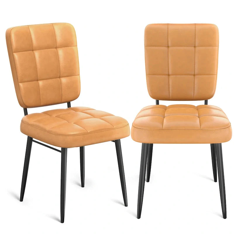Modern Dining Chairs Set of 2/4/6/8, Upholstered Kitchen Chairs with Thick Cushion for Dining Room